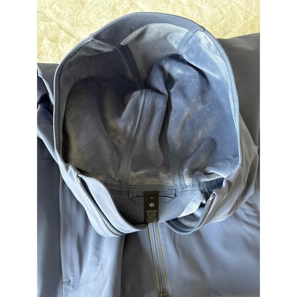 NWOT Lululemon Cross Chill Jacket Mens Size Medium in Blue Running M4AIDS - Picture 11 of 13